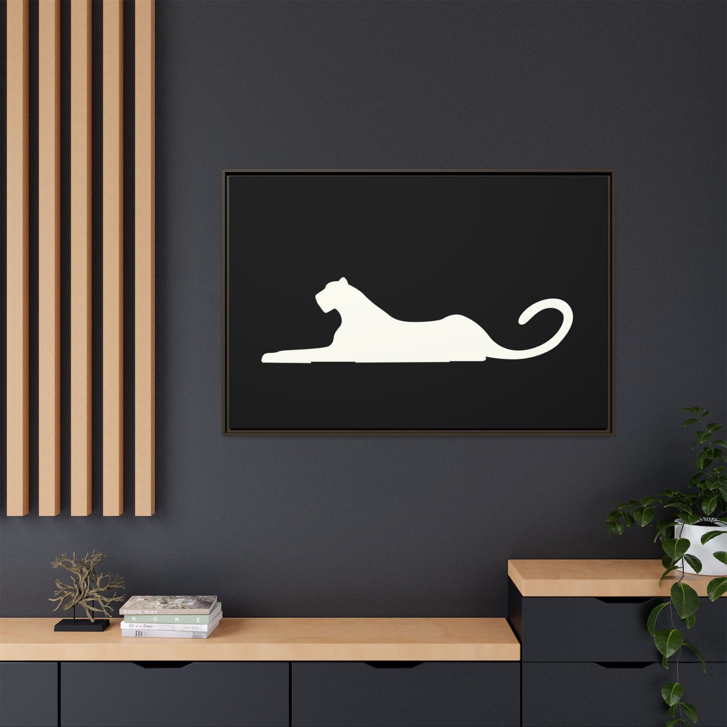 Matte Canvas, Framed (Multi-color)