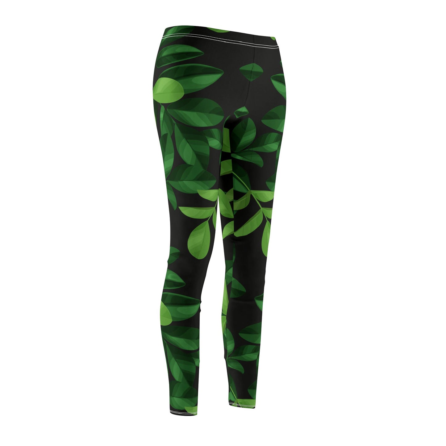 DSCHUNGEL LEGGINS PFLANZENBLÄTTER NATURMOTIV Print • Damen-Leggings • Beste Leggings für Sport & Alltag