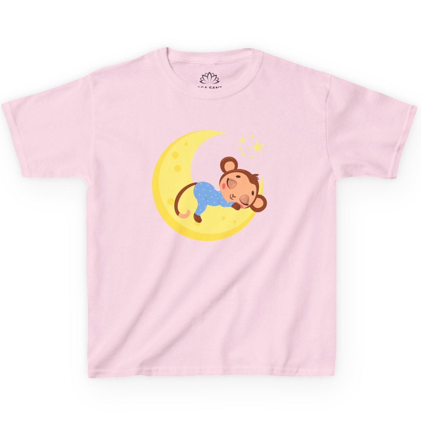 AFFE MOND STERNENHIMMEL • Pijama Schlafoberteil Oversize Kinder T-Shirt Mädchen Jungen • BIO Baumwolle 🌿