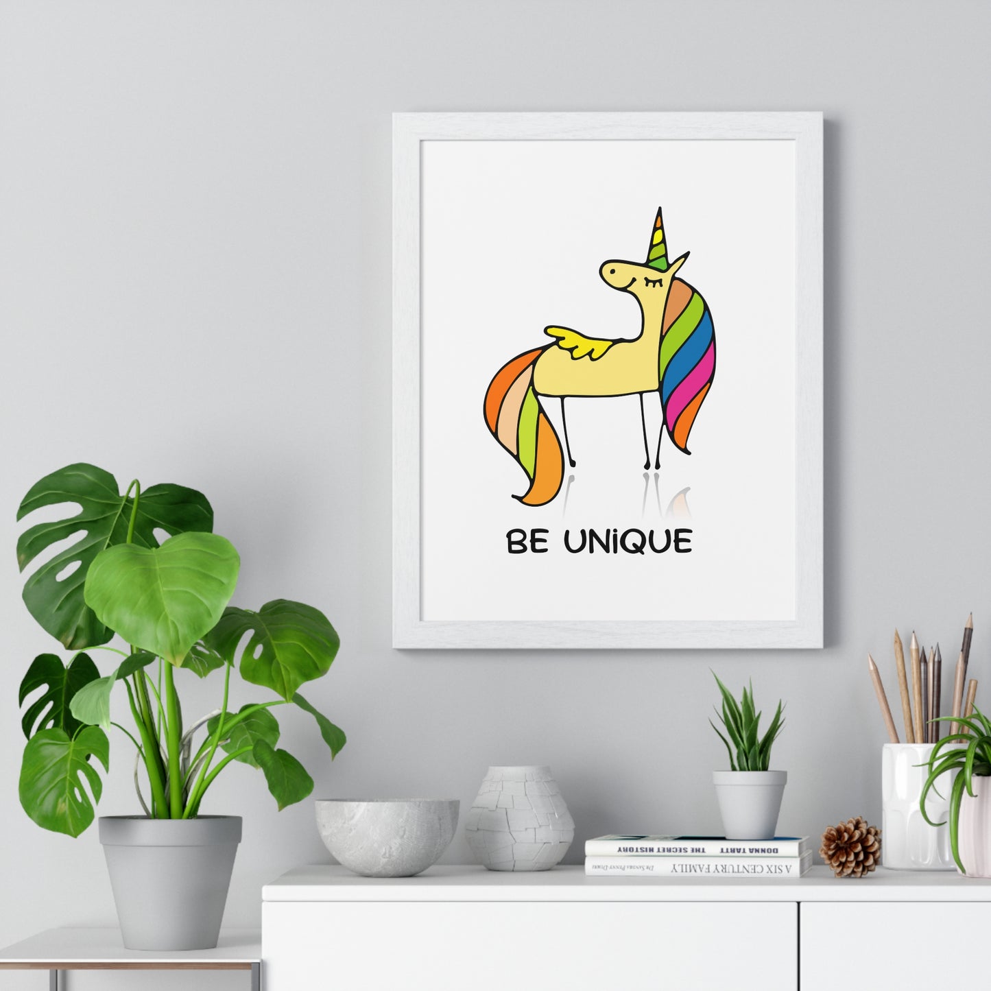 Vertical Framed Poster