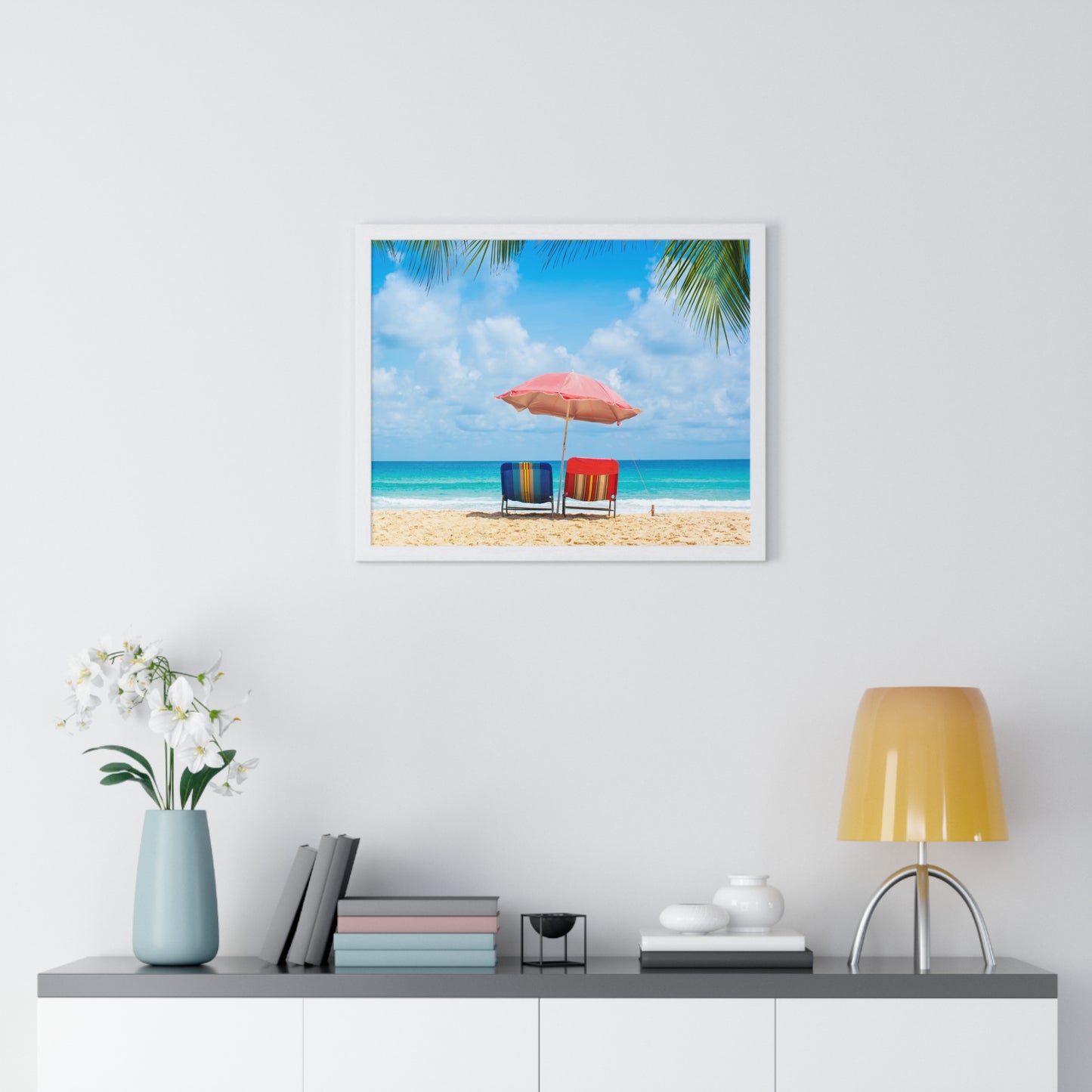 Horizontal Framed Poster • Urlaubsmotiv