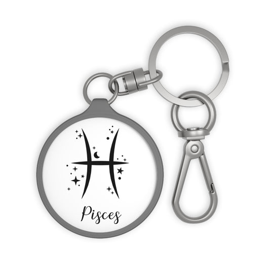 FISCHE SYMBOL PISCES STERNZEICHEN STERNE Tierkreiszeichen • Edler Luxus Schlüsselanhänger mit Karabiner für Frauen & Männer