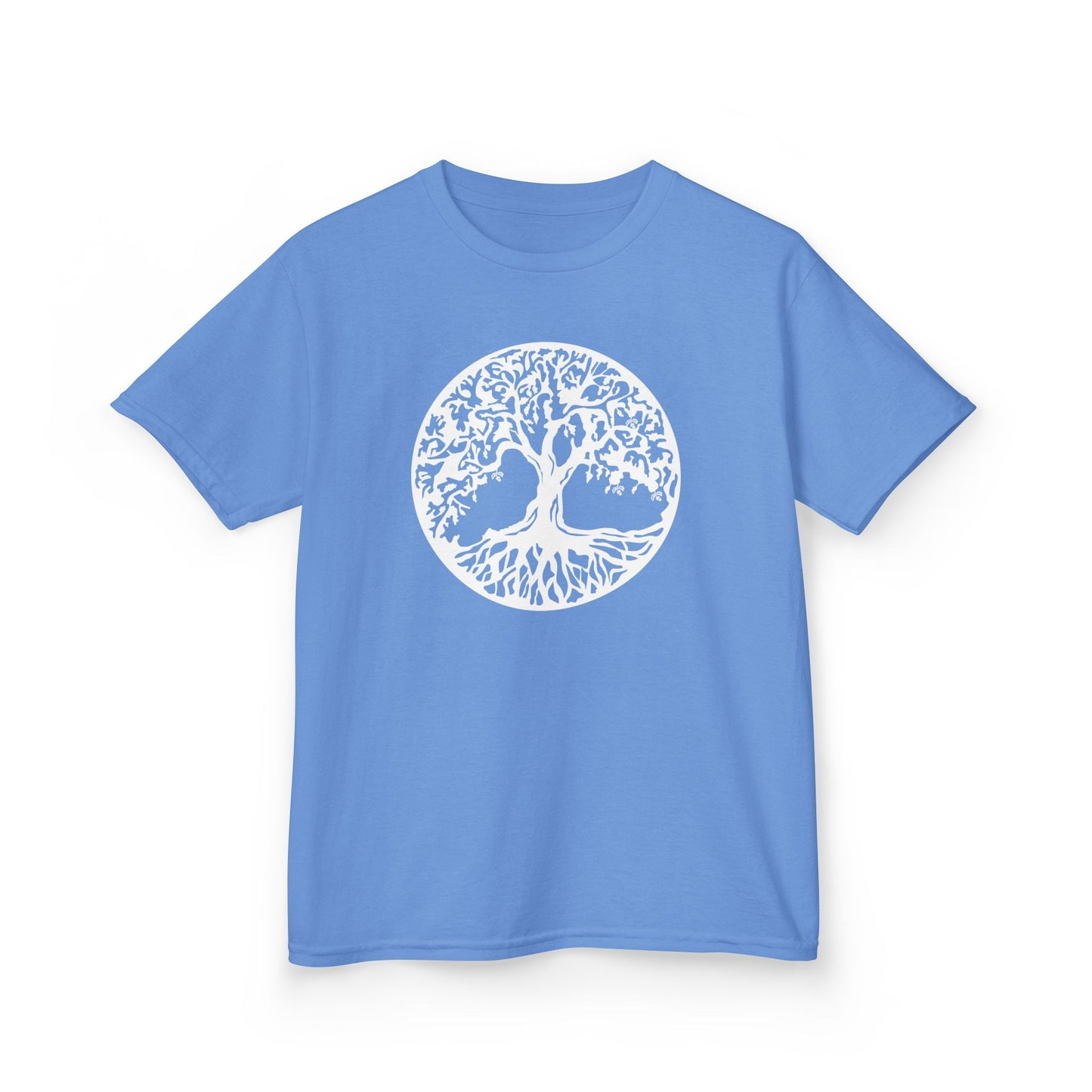 BAUM DES LEBENS Weiß • Kinder Oversize T-Shirt für Mädchen & Jungen (7–16 Jahre) • BIO Baumwolle 🌿