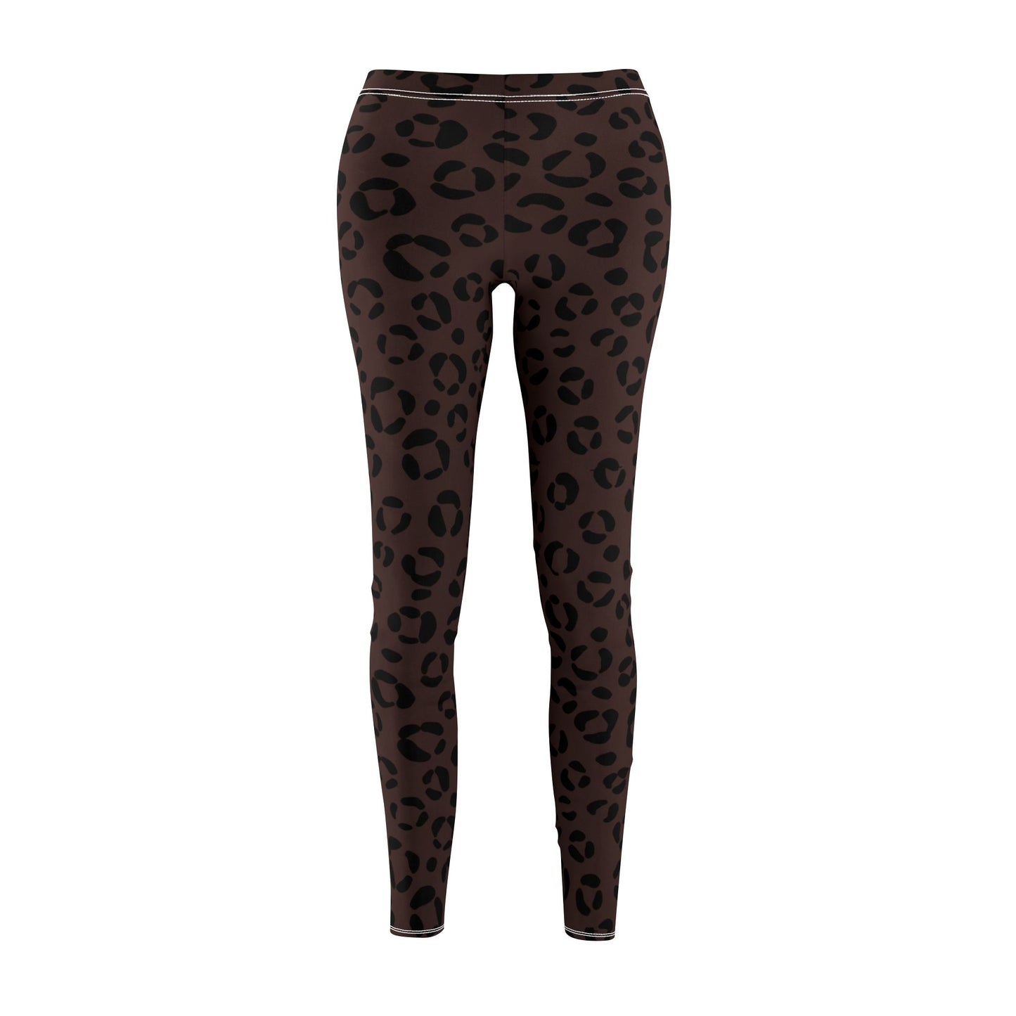 LEOPARDEN MUSTER LEGGINS DUNKELBRAUN • ANIMAL PRINT • Beste Leggings für Sport & Alltag