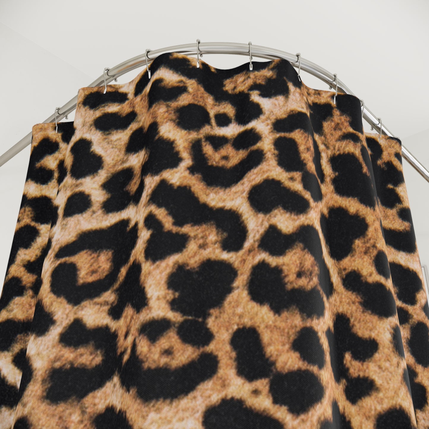 LEOPARDEN LEO ANIMAL PRINT • Hochwertiger, Schöner Duschvorhang 180x200 cm