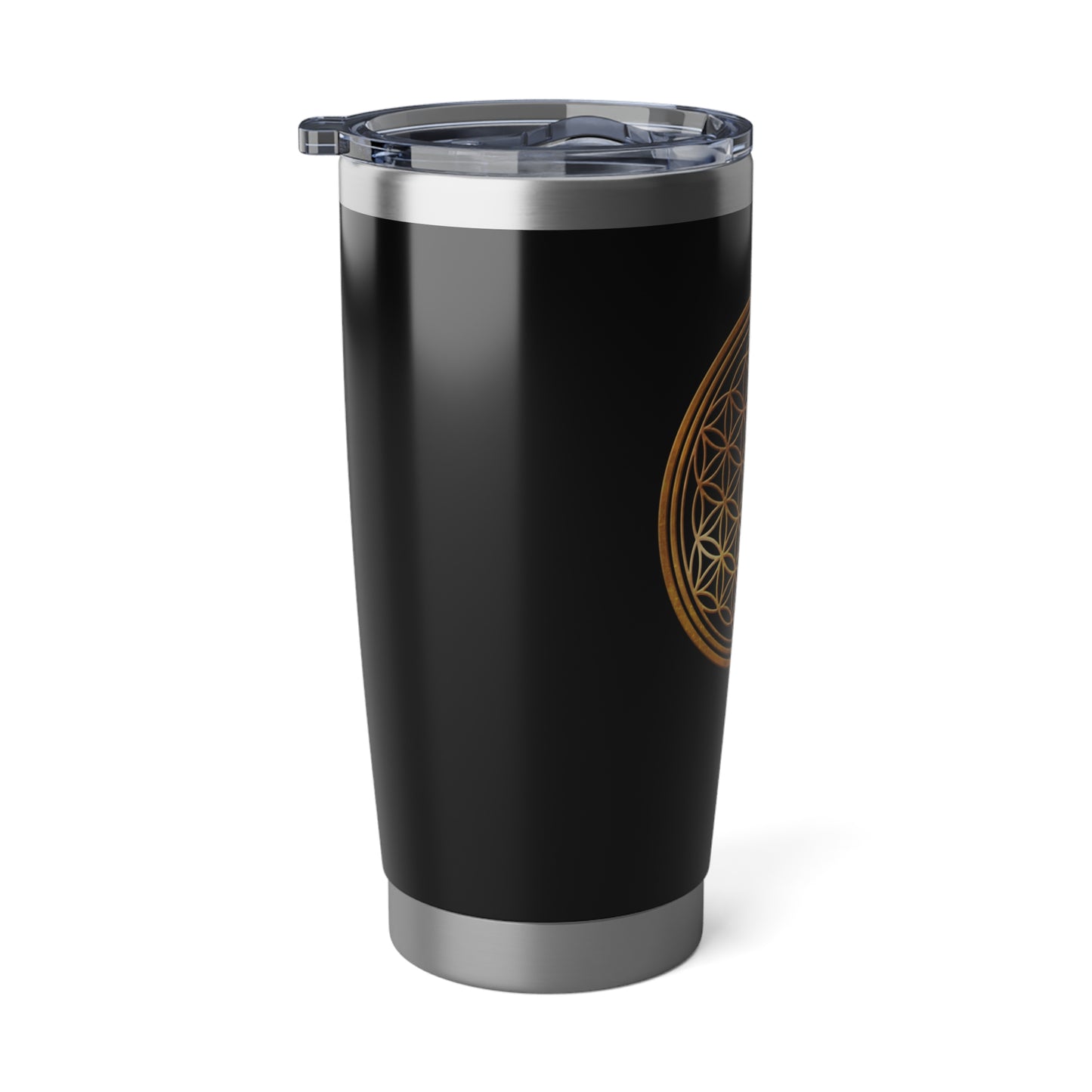 BLUME DES LEBENS ANTIK GOLD OPTIK • Thermo-Reisebecher XL • 590 ml • Tumbler Vagabond