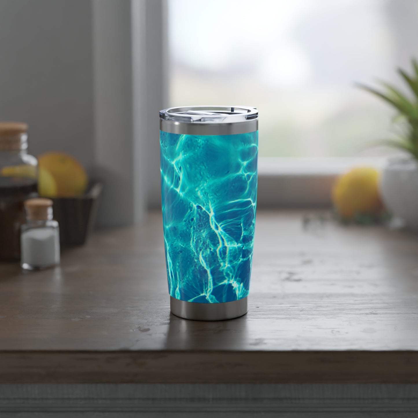 WASSER SOMMER STRANDURLAUB • Thermo-Reisebecher XL • 590 ml • Tumbler Vagabond