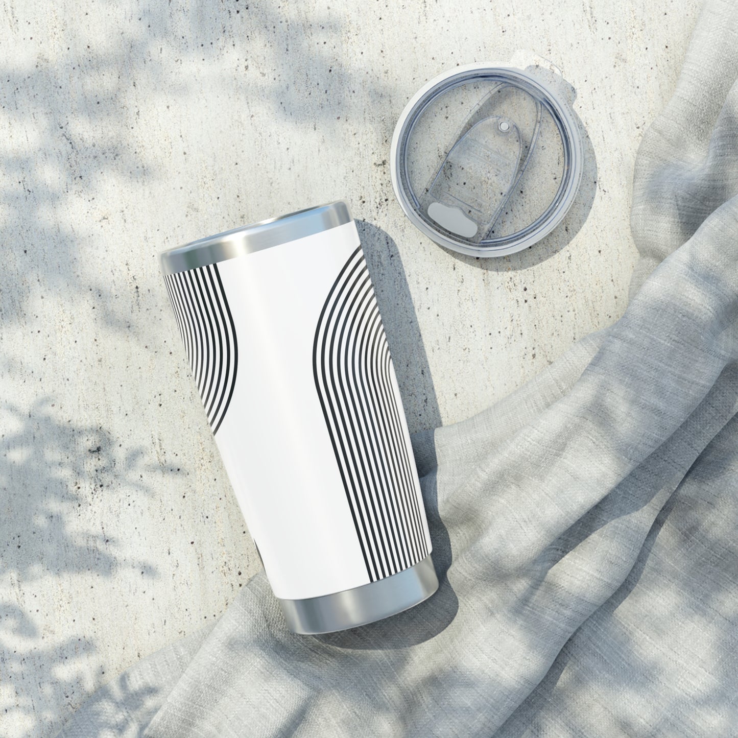MOND MOTIV - MINIMALISTISCH MODERNES DESIGN • Thermo-Reisebecher XL • 590 ml • Tumbler Vagabond