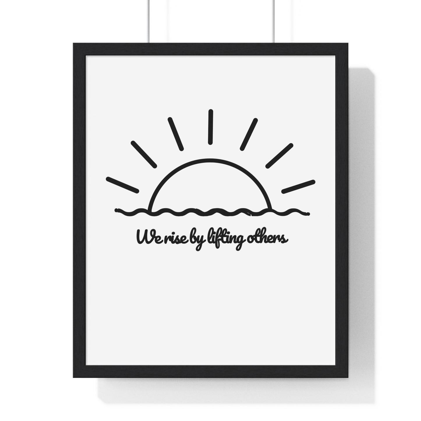 Vertical Framed Poster