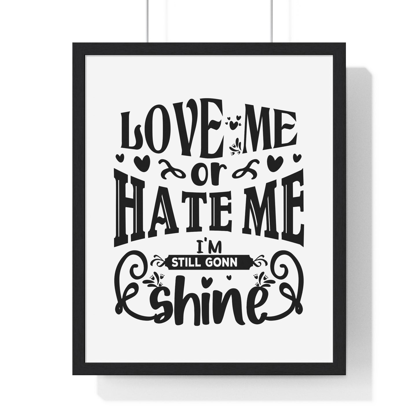 Vertical Framed Poster