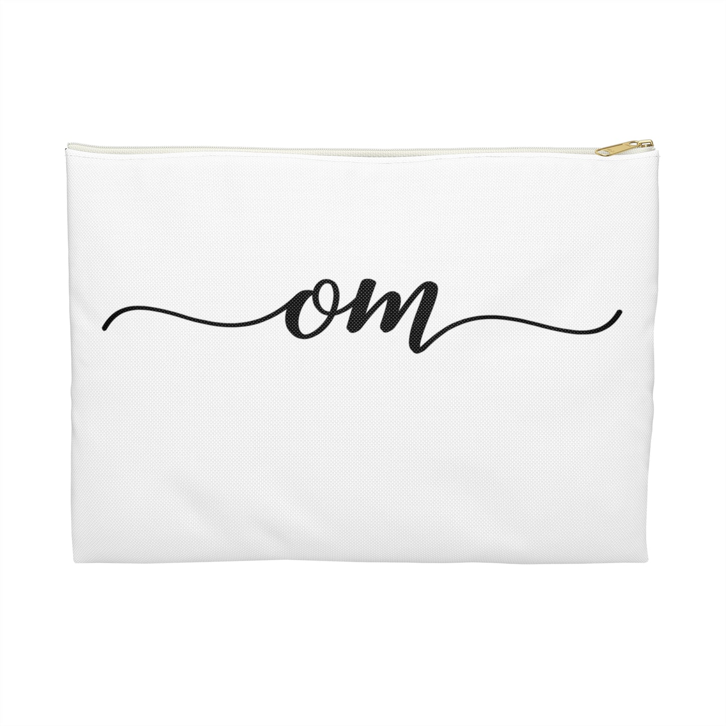 OM YOGA SPRUCH MEDITATION OHM AUM • Handtaschen Organizer Flach mit Reißverschluss • Groß & Klein