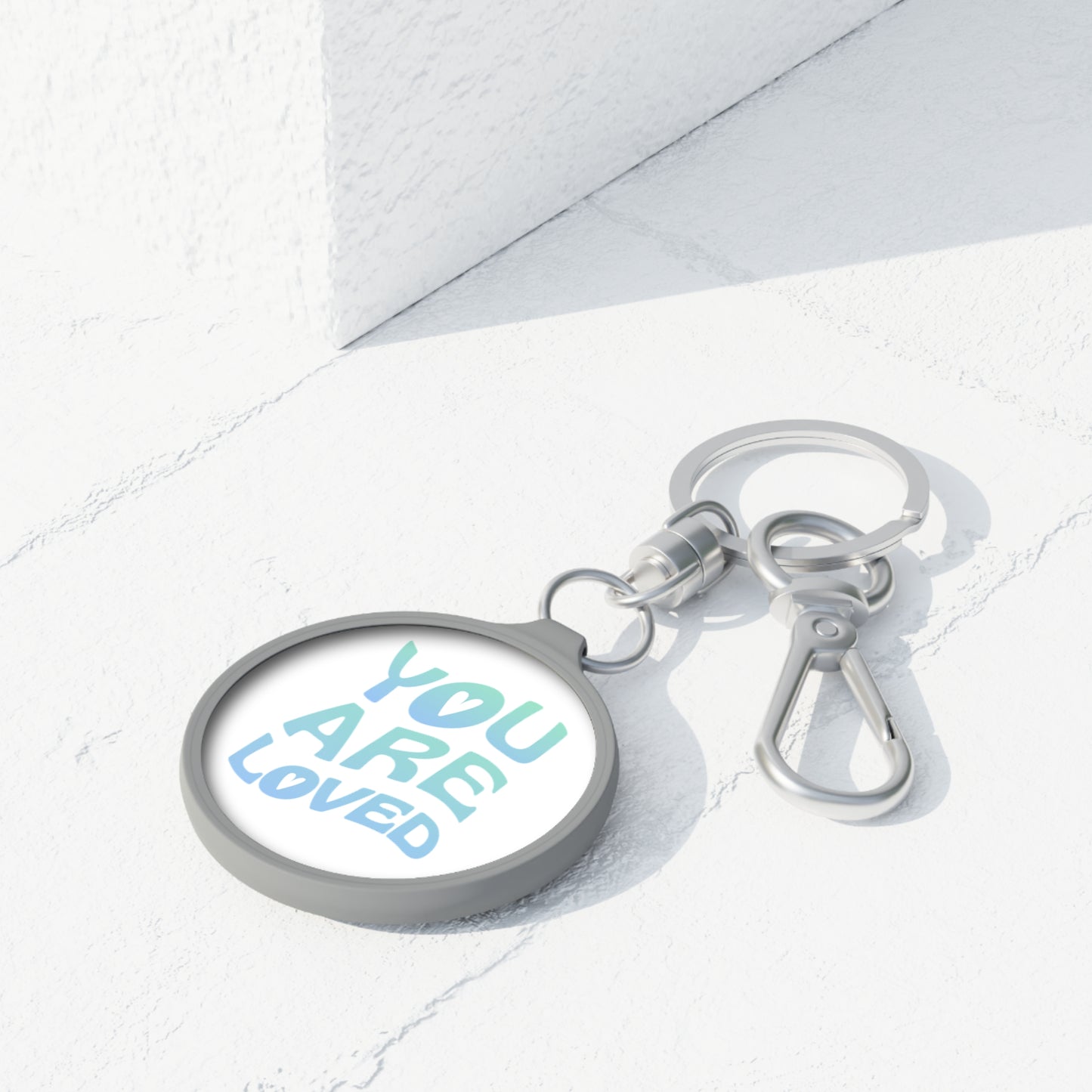 YOU ARE LOVED - Liebesbotschaft Liebesbeweis • Edler Luxus Schlüsselanhänger mit Karabiner für Frauen & Männer