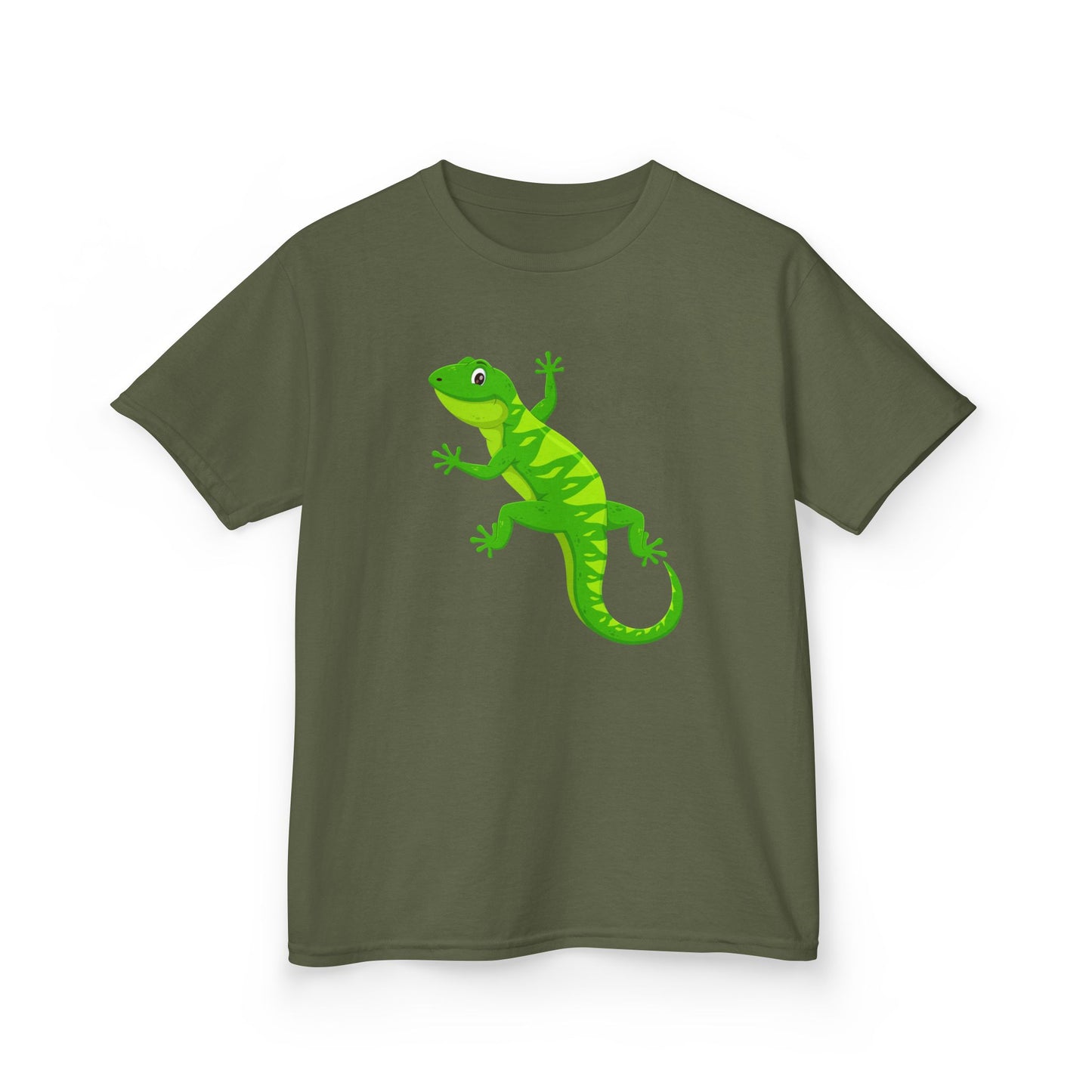 GECKO EIDECHSE LUSTIG NIEDLICH SÜß • Kinder Oversize T-Shirt für Mädchen & Jungen (7–16 Jahre) • BIO Baumwolle 🌿
