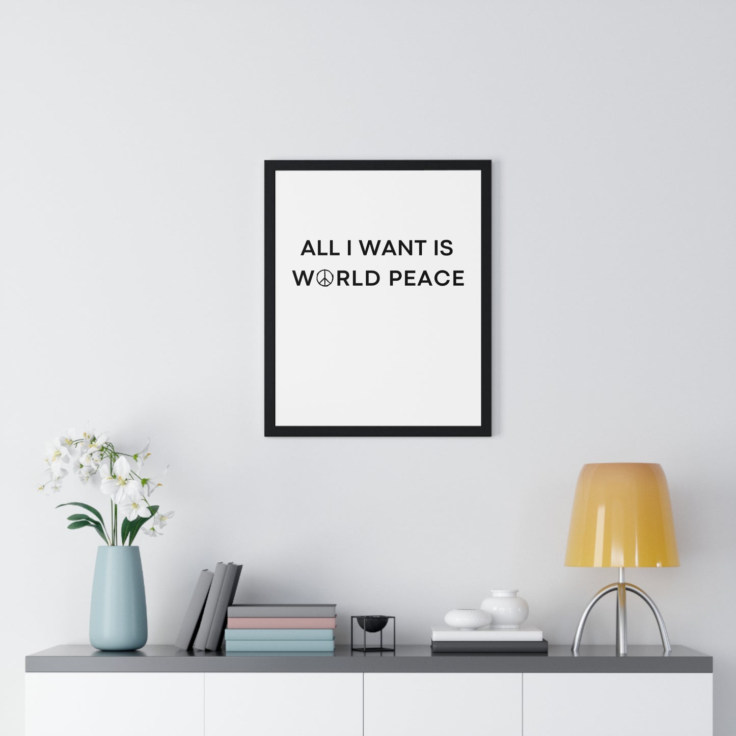 Vertical Framed Poster