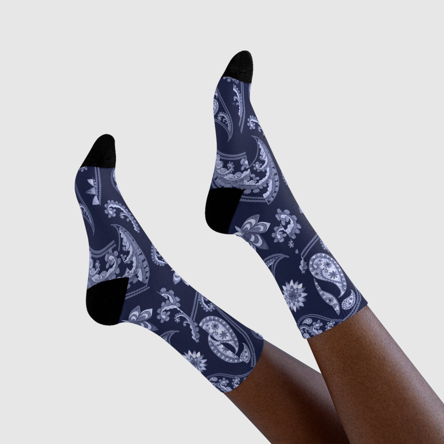 PAISLEY DESIGN SOCKEN LUXURIÖS ELEGANT • 420 HAPPY SOCKS Crew Socken mit Motiv