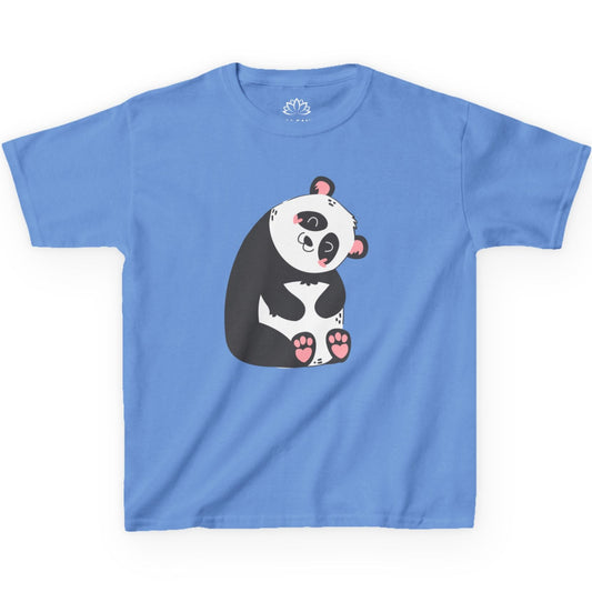 PANDA NIEDLICH SÜß COMIC ZEICHNUNG • Oversize Kinder T-Shirt Mädchen Jungen • BIO Baumwolle 🌿