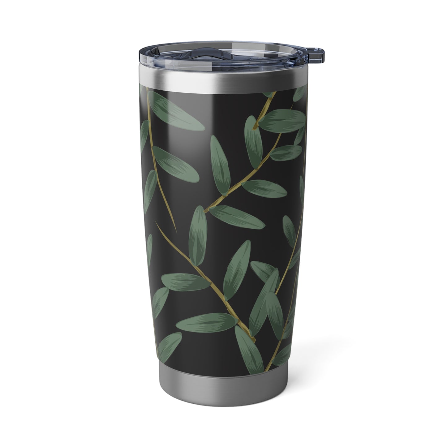 DSCHUNGEL MUSTER PFLANZENBLÄTTER FARN • Thermo-Reisebecher XL • 590 ml • Tumbler Vagabond