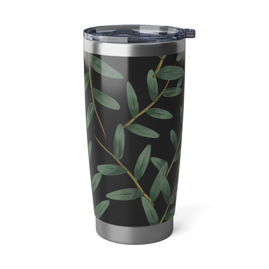 DSCHUNGEL MUSTER PFLANZENBLÄTTER FARN • Thermo-Reisebecher XL • 590 ml • Tumbler Vagabond
