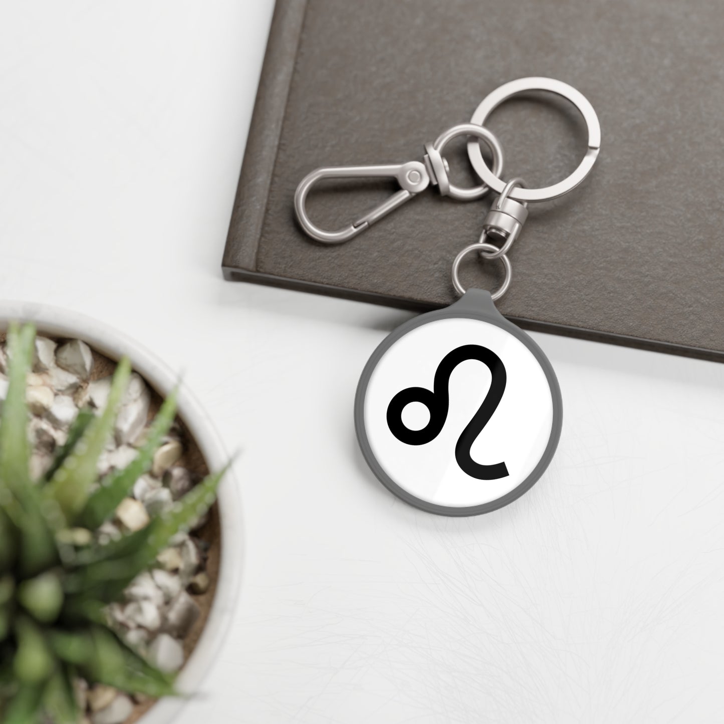 LÖWE SYMBOL LEO STERNZEICHEN Tierkreiszeichen Geschenkidee • Edler Luxus Schlüsselanhänger mit Karabiner für Frauen & Männer