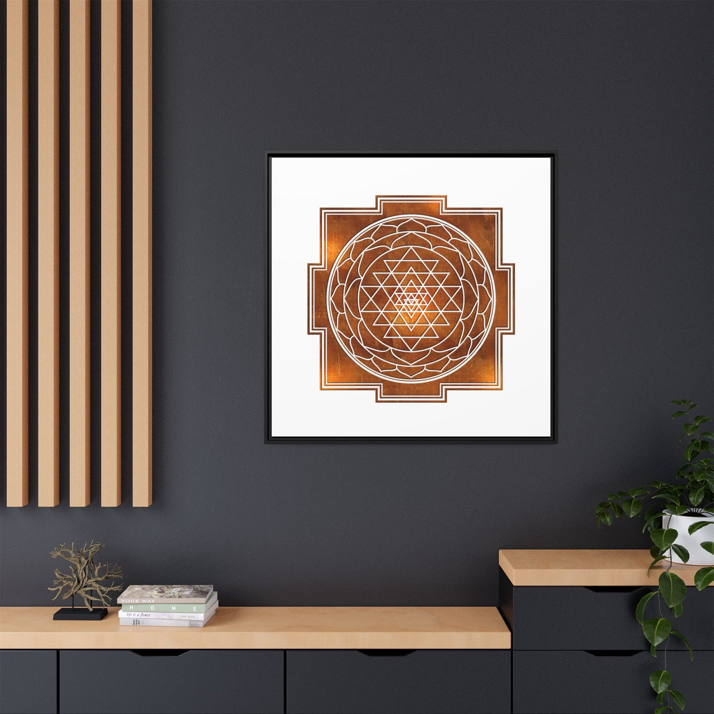 Matte Canvas, Framed (Multi-color)