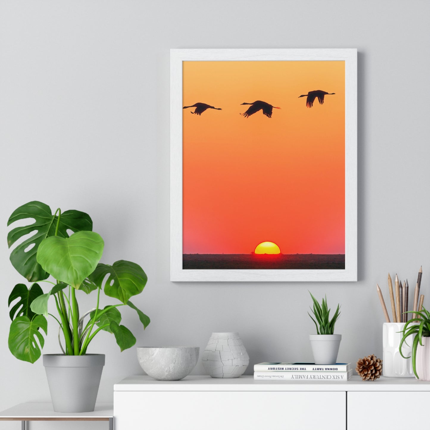 Vertical Framed Poster • Urlaubsmotiv