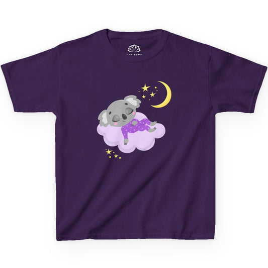 KOALA BÄR MOND STERNE WOLKE NIEDLICH SÜßER COMIC • Oversize Kinder T-Shirt • Mädchen Jungen • BIO Baumwolle 🌿