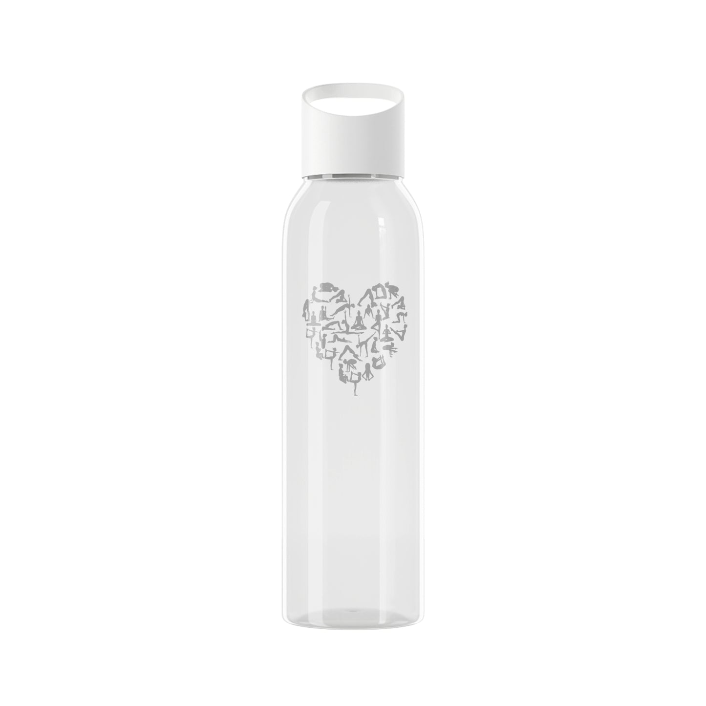 YOGA POSEN HERZ CLIPART ASANAS • MUST HAVE FÜR JEDEN YOGI •Wasserflasche Sky 650 ml