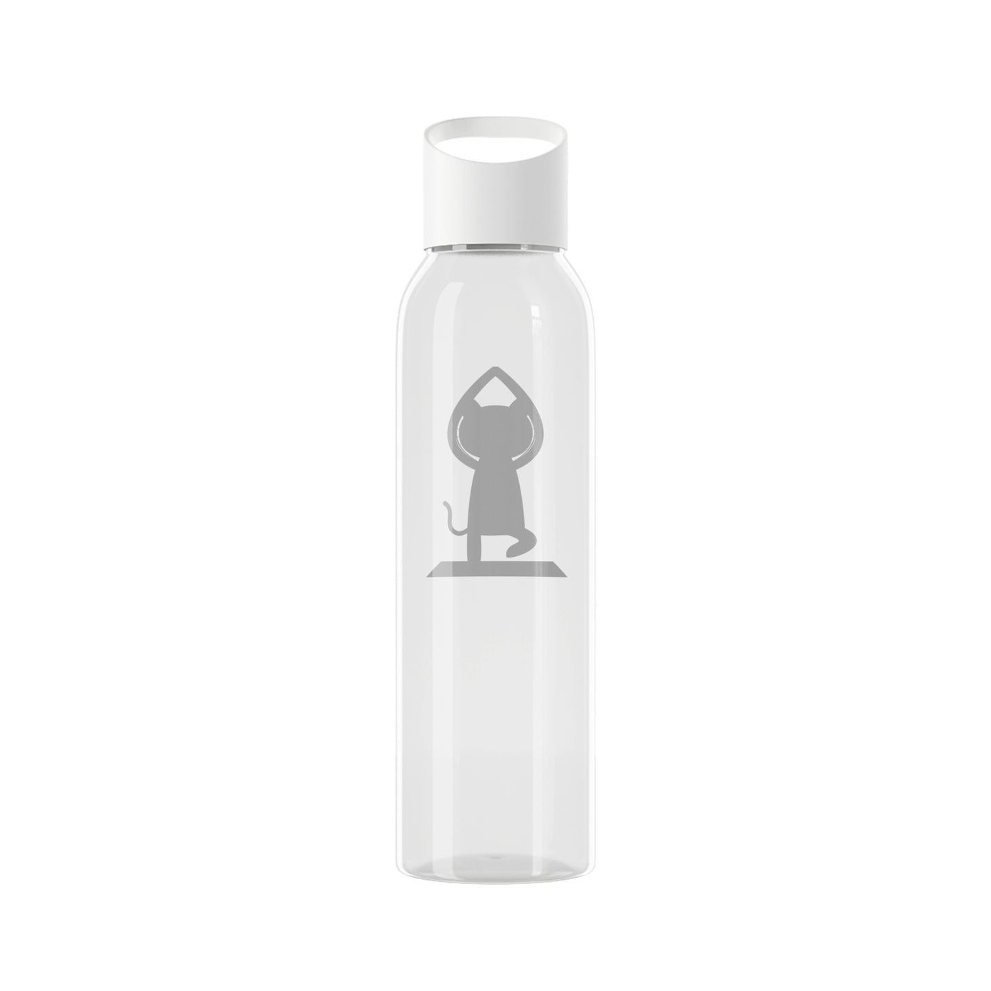 KATZE YOGE POSE BAUM ASANA • Wasserflasche Sky 650 ml