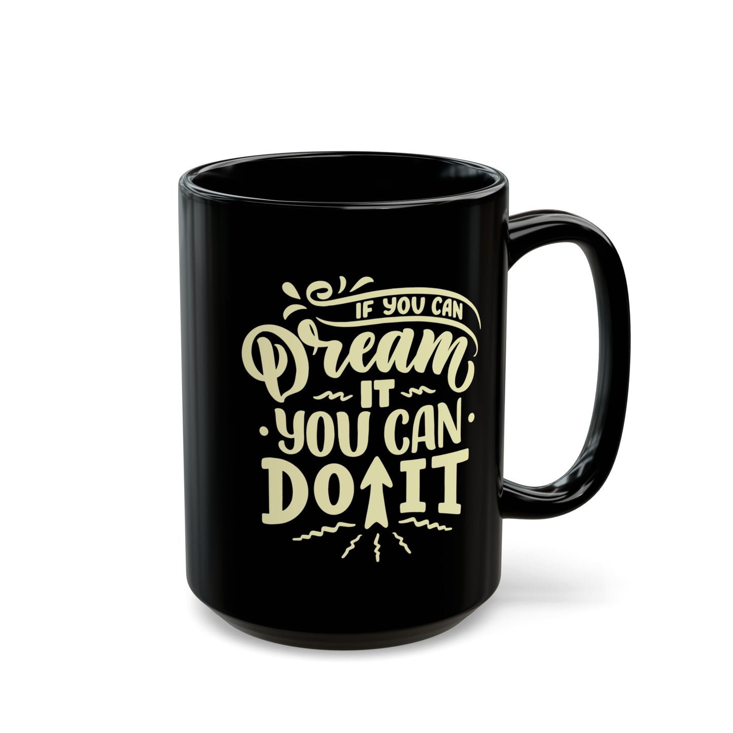 Black Mug (11oz, 15oz) - YOGA SANTA