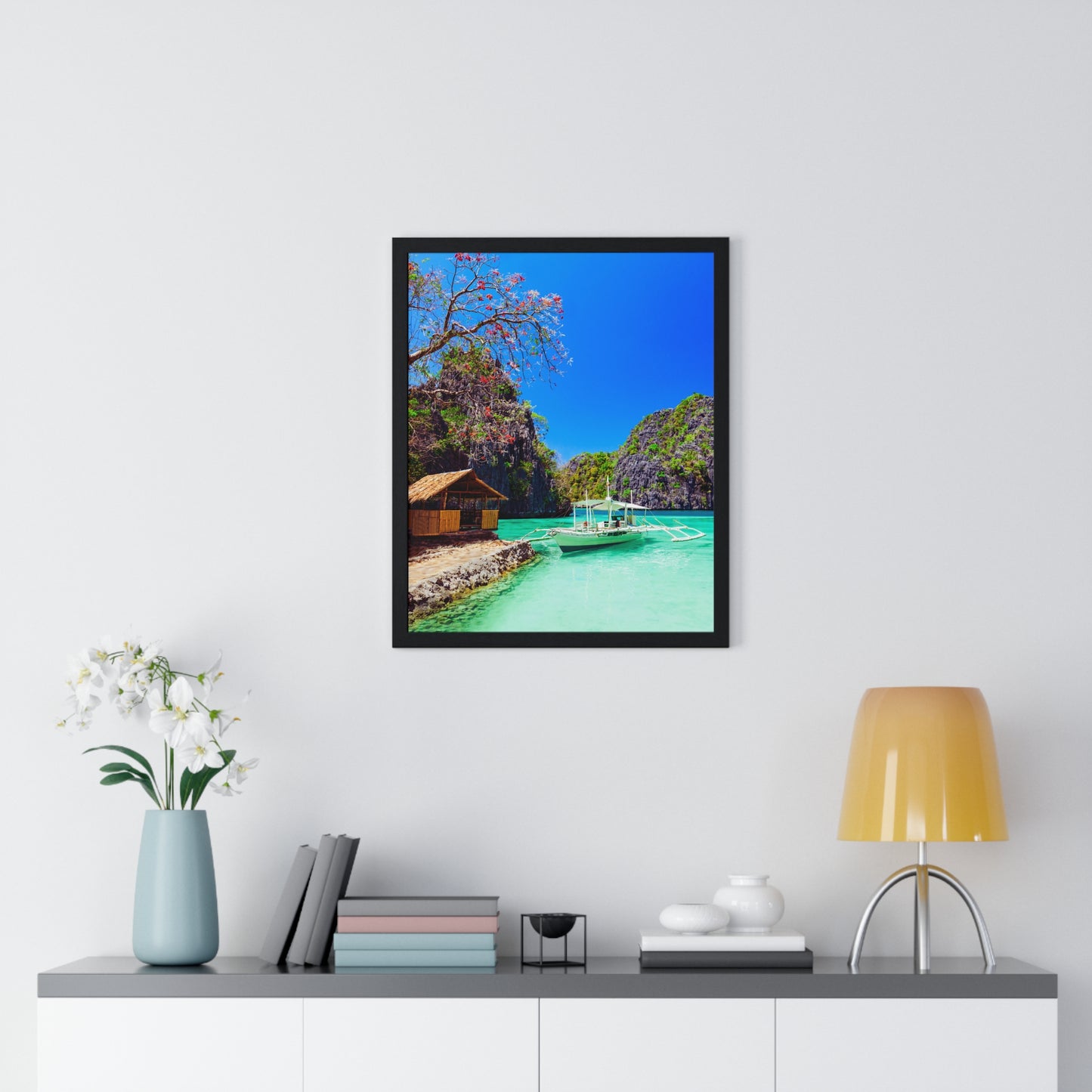 Vertical Framed Poster  • Urlaubsmotiv