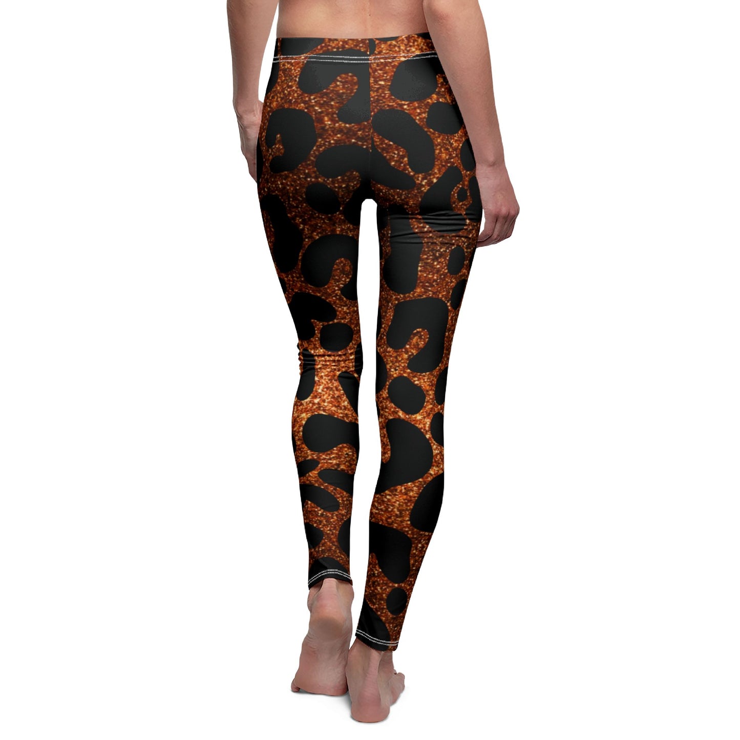 LEOPARDEN LEGGINGS • Animal Print • Tierliebhaber Damen Leggins mit Print Aufdruck • Beste Leggings für Sport & Alltag