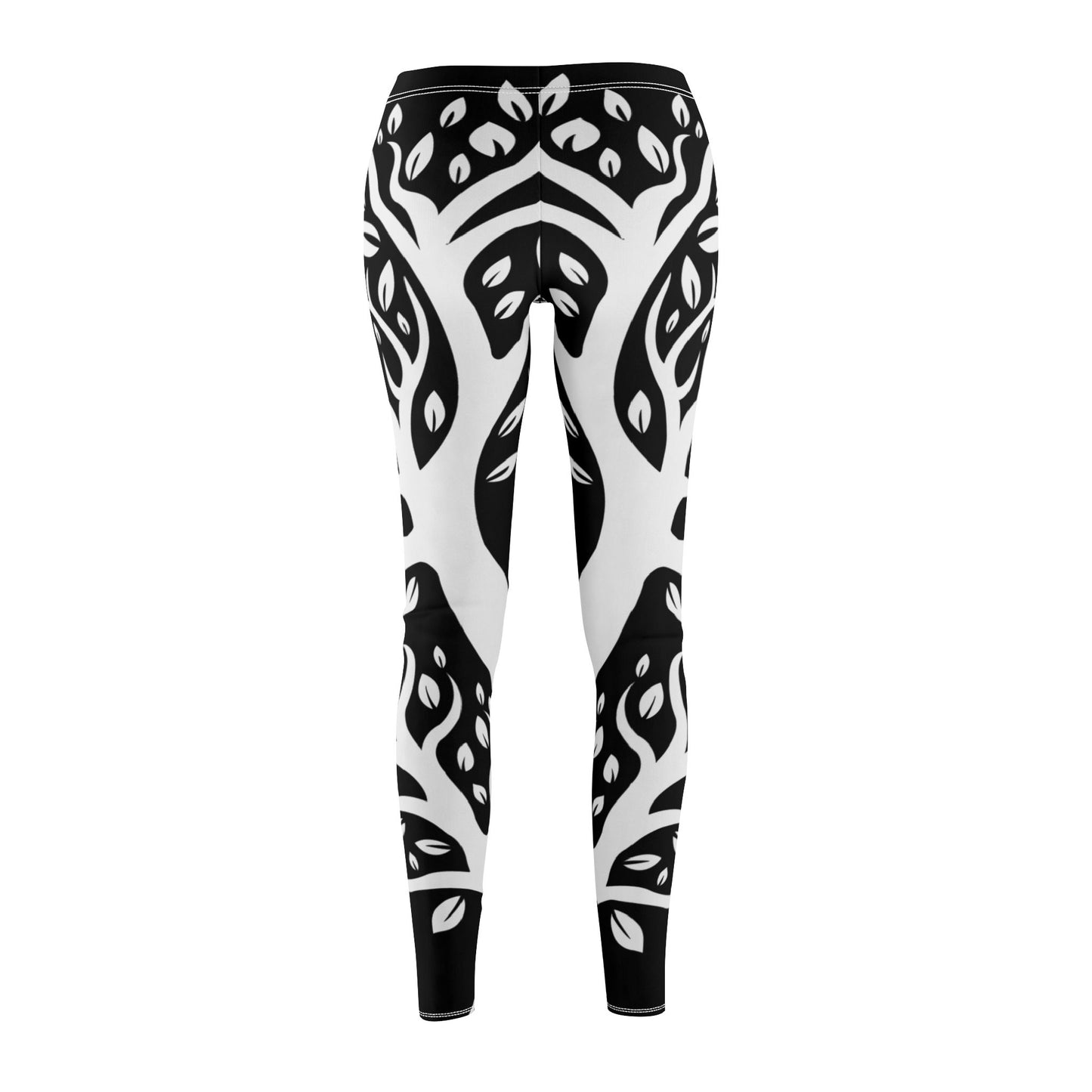 SCHLINGPFLANZEN OPTIK FLORALE PFLANZEN • Olivenbaum Damen Leggins Schwarz • Beste Leggings für Sport & Freizeit