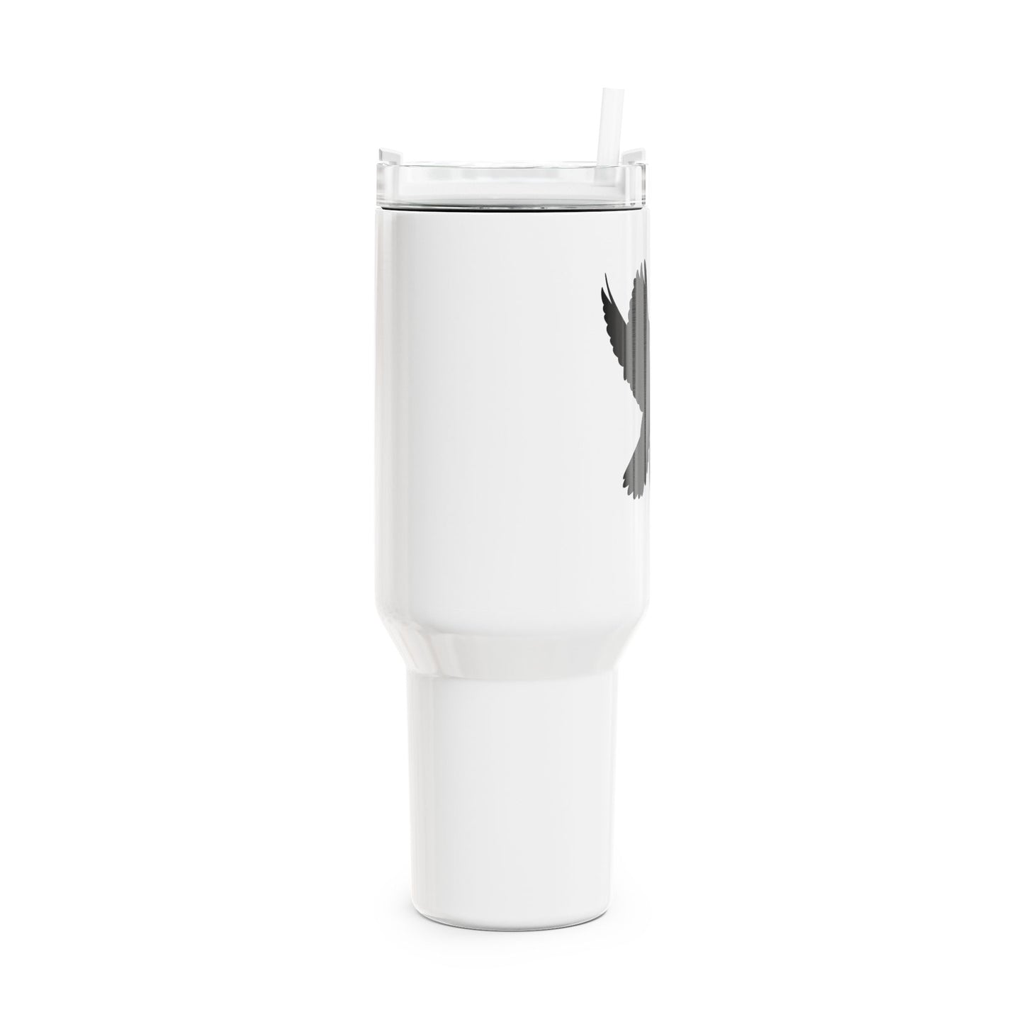 PEACE ZEICHEN FRIEDENSTAUBE - FRIEDENSBOTSCHAFT • Tumbler mit Henkel & Strohhalm • XXL Reisebecher 1,2L - YOGA SANTA