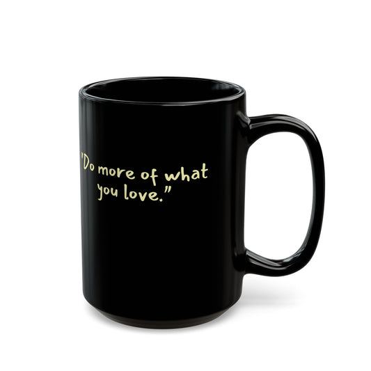 Black Mug (11oz, 15oz) - YOGA SANTA