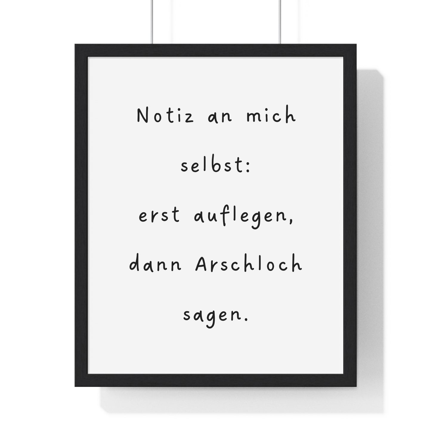 Vertical Framed Poster