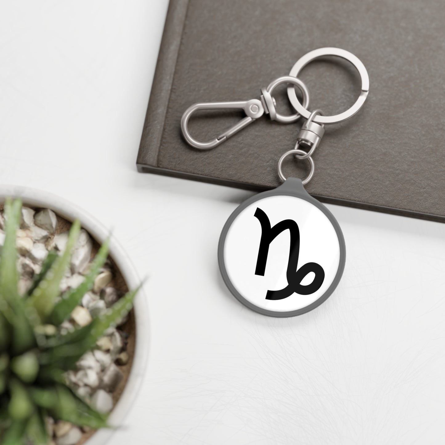 STEINBOCK CAPRICON ANHÄNGER TALISMAN • Edler Luxus Schlüsselanhänger mit Karabiner für Frauen & Männer