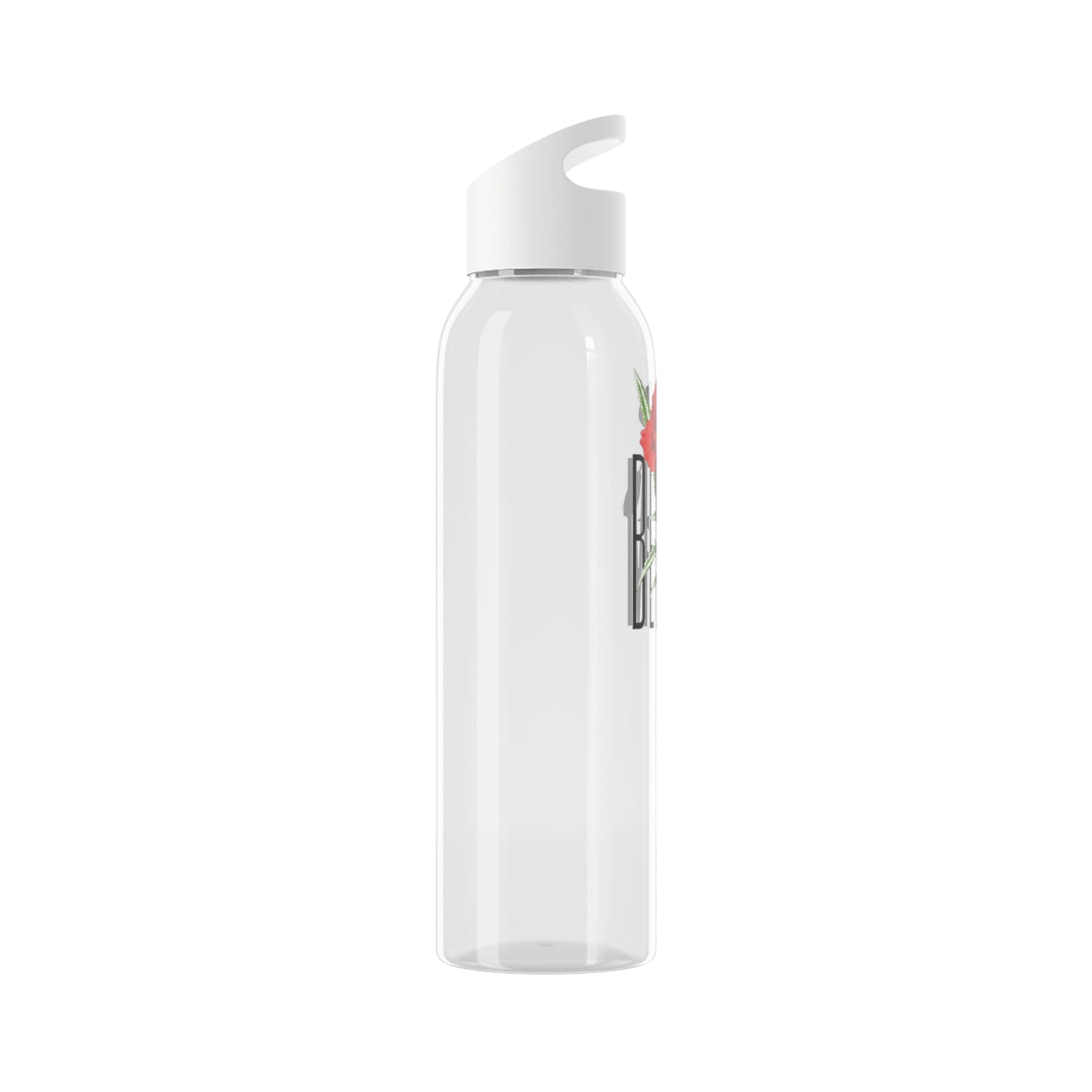BLOOM • MOHNBLUME CLIPART BLUMENMOTIV • Wasserflasche Sky 650 ml