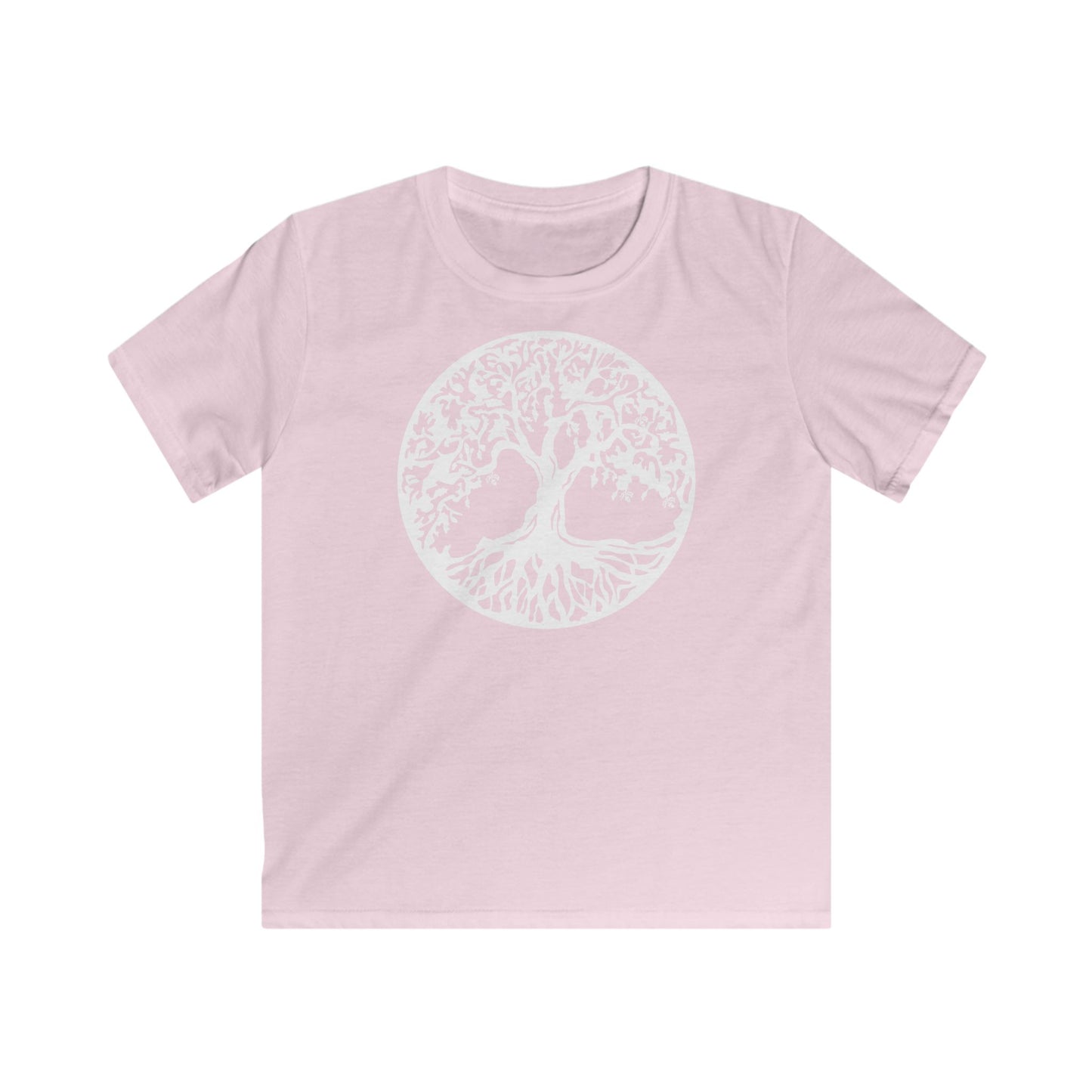 BAUM DES LEBENS - Weiß • Kinder T-Shirt für Mädchen & Jungen (6–16 Jahre) • BIO Baumwolle 🌿