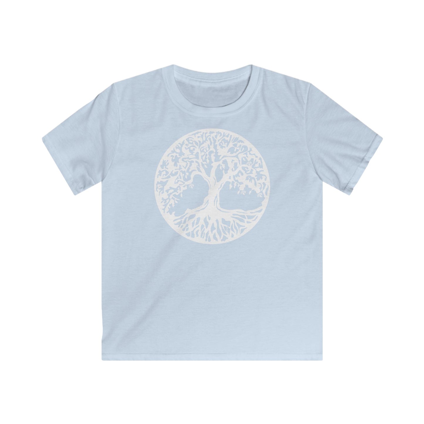 BAUM DES LEBENS - Weiß • Kinder T-Shirt für Mädchen & Jungen (6–16 Jahre) • BIO Baumwolle 🌿