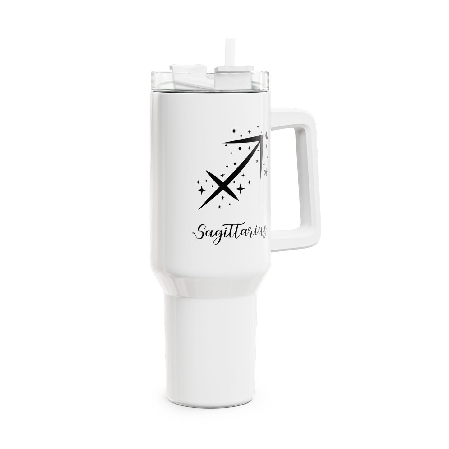 SCHÜTZE STERNZEICHEN SAGGITARIUS SYMBOL Tierkreiszeichen • Tumbler mit Henkel & Strohhalm • XXL Reisebecher 1,2L - YOGA SANTA