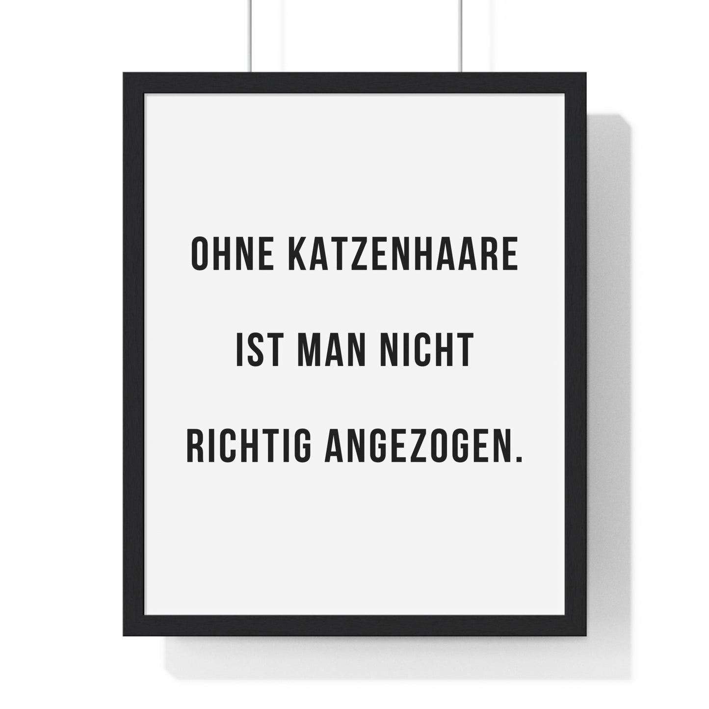 Vertical Framed Poster