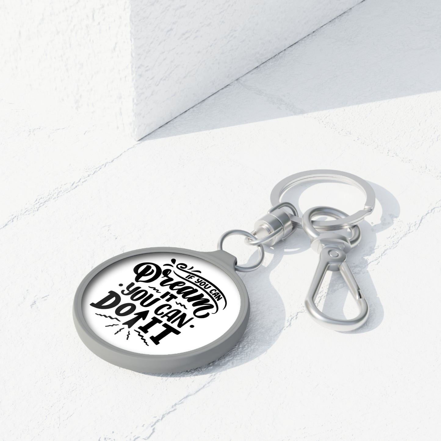 IF YOU CAN DREAM IT, YOU CAN DO IT - Motivation • Edler Luxus Schlüsselanhänger mit Karabiner für Frauen & Männer