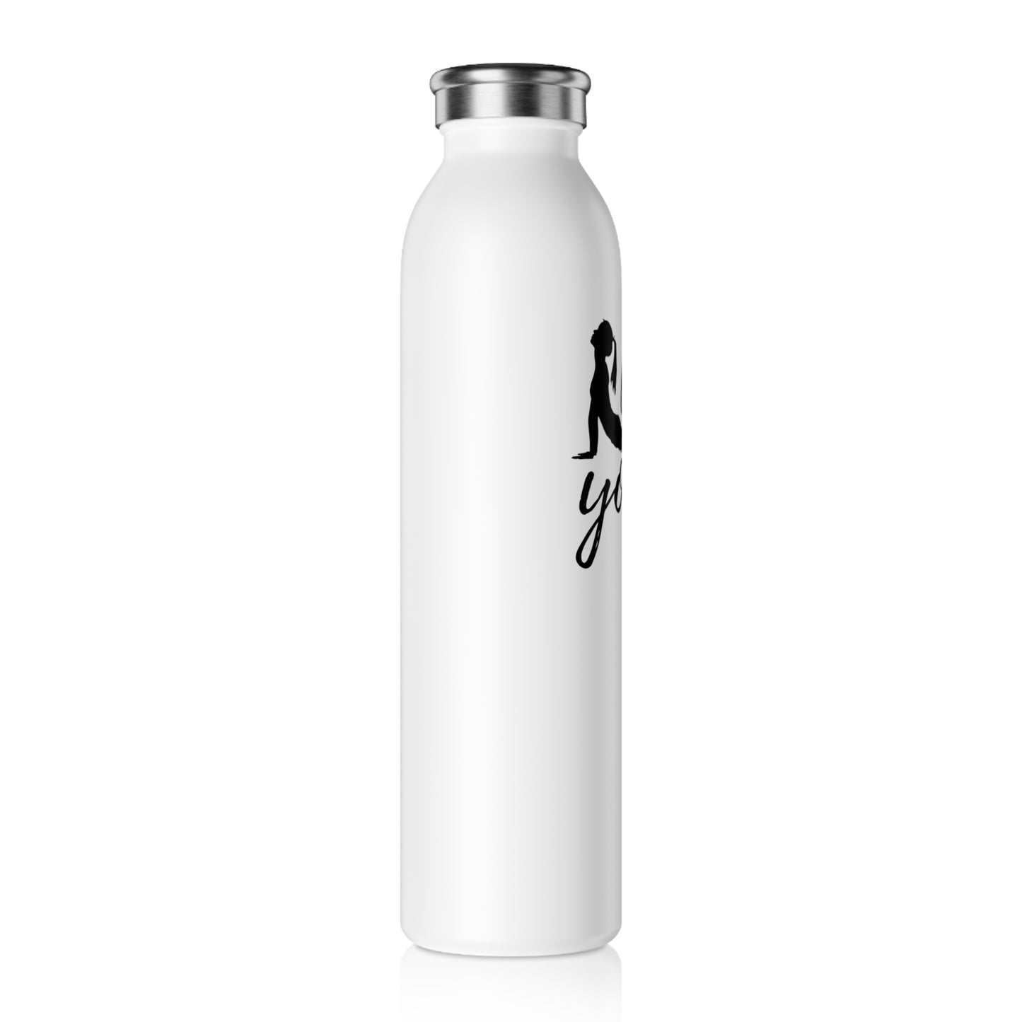 YOGA LOVER YOGA POSE ASANA • Edelstahl Thermosflasche SLIM • 600 ml