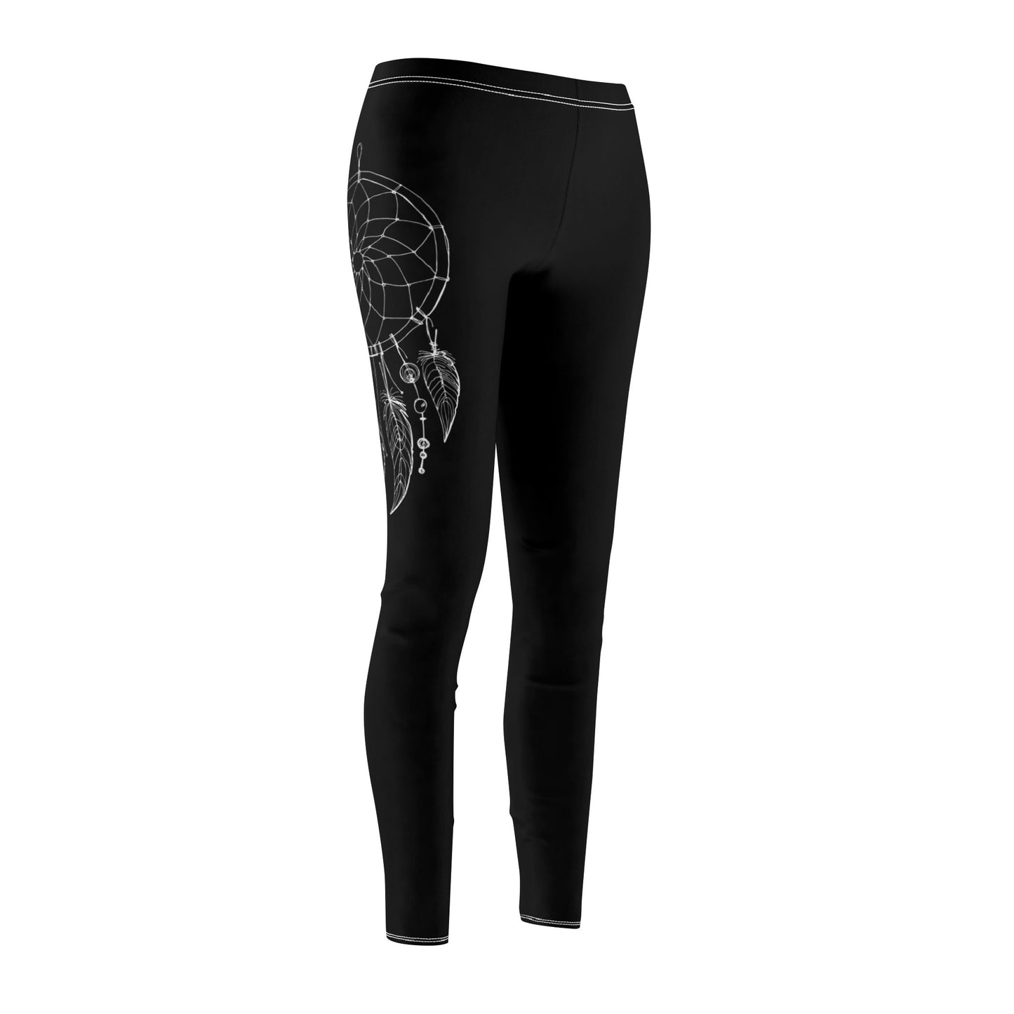 TRAUMFÄNGER INDIANER HOSE • Damen Leggins Schwarz • Beste Leggings für Sport & Freizeit