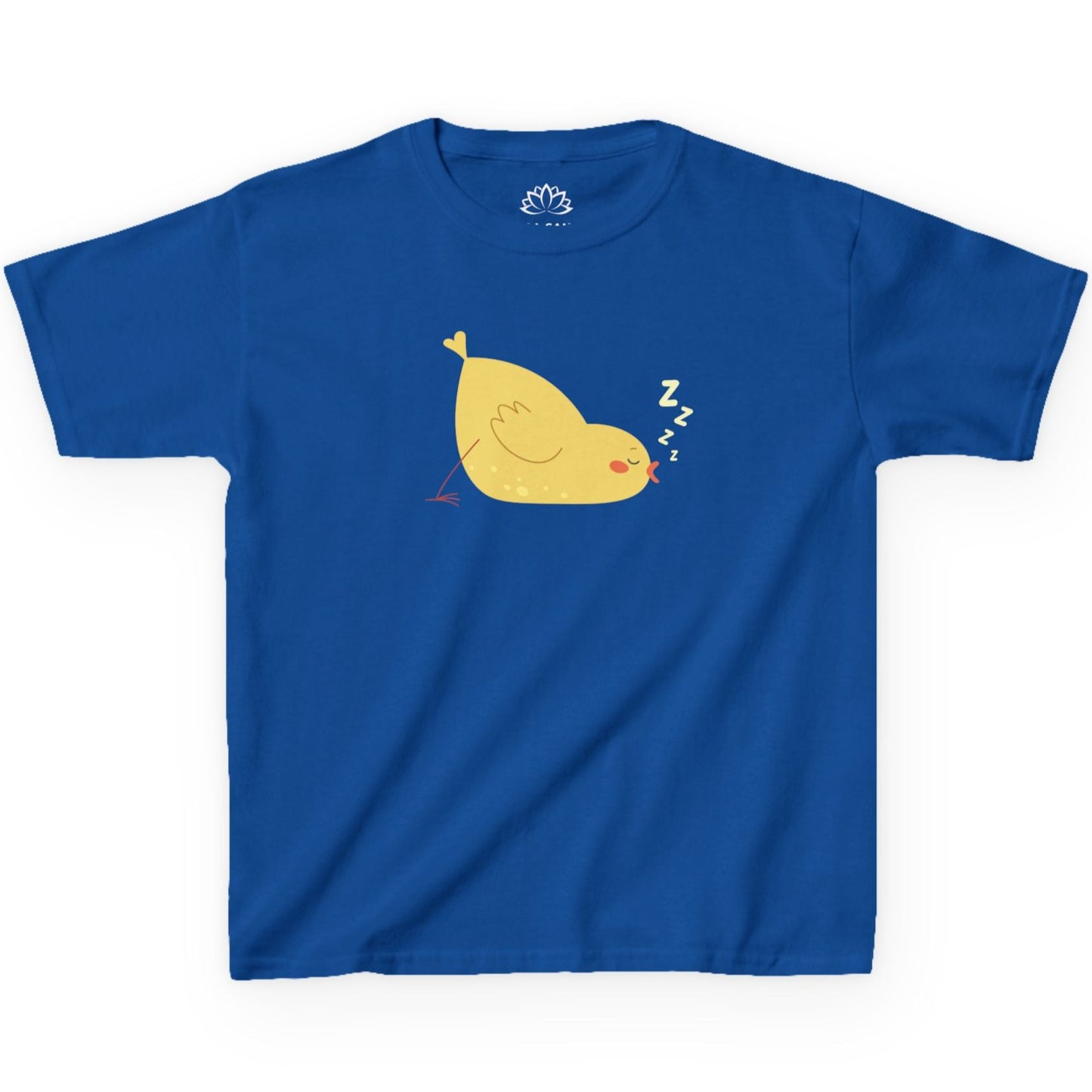 KÜCKEN HÜHNER BABY SCHLÄFT NIEDLICH SÜß COMIC • Pijama Schlafoberteil Oversize Kinder T-Shirt Mädchen Jungen • BIO Baumwolle 🌿
