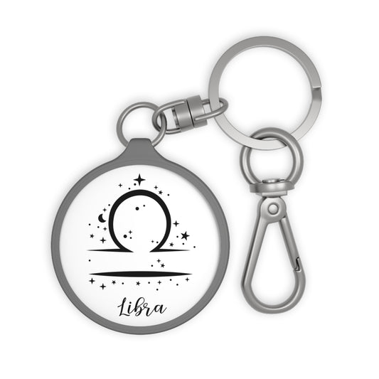 WAAGE SYMBOL LIBRA STERNZEICHEN Sterne Tierkreiszeichen • Edler Luxus Schlüsselanhänger mit Karabiner für Frauen & Männer