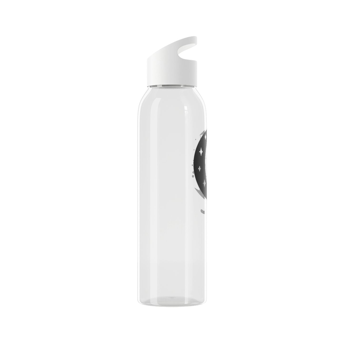 KATZE KÄTZCHEN IM MOND STERNE MONDSICHEL • Wasserflasche Sky 650 ml