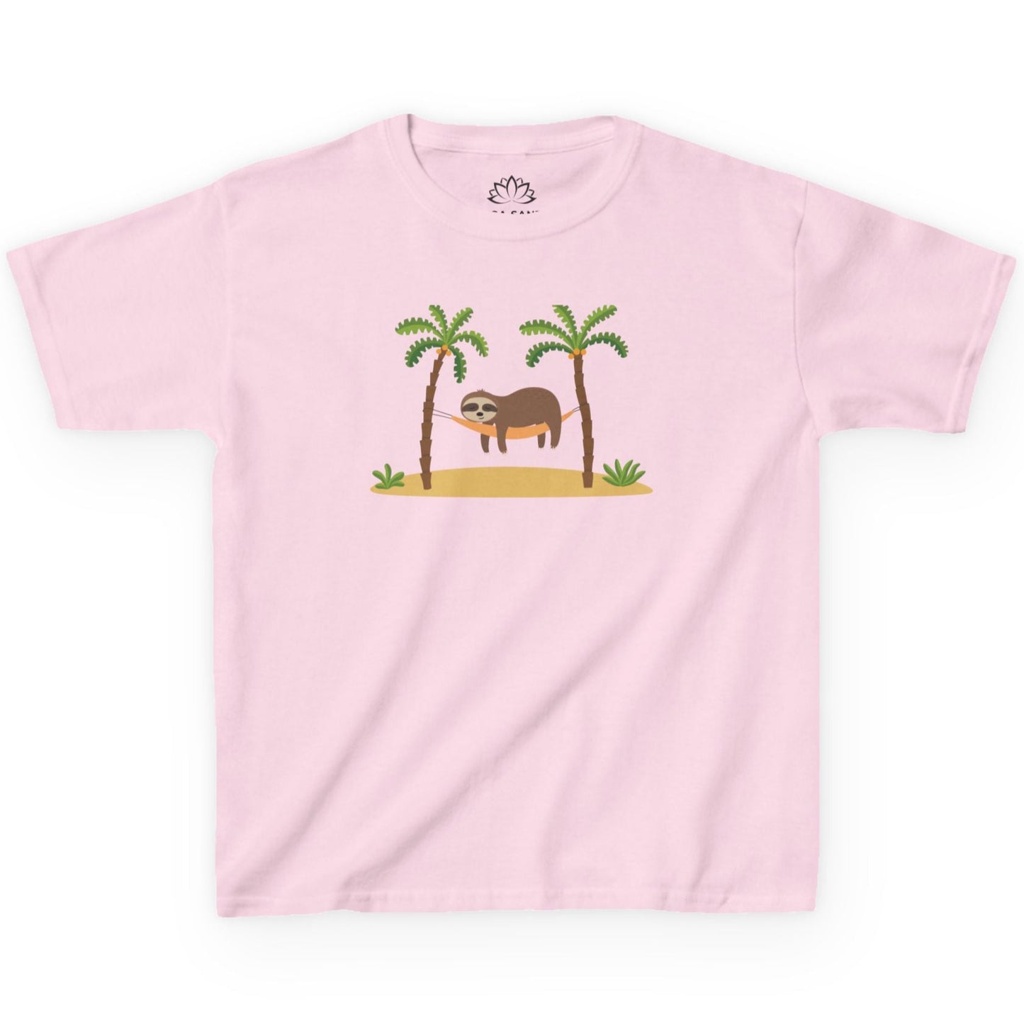 FAULTIER SLOT in HÄNGEMATTE NIEDLICH SÜß COMIC ZEICHNUNG • Pijama Schlafoberteil Oversize Kinder T-Shirt Mädchen Jungen • BIO Baumwolle 🌿