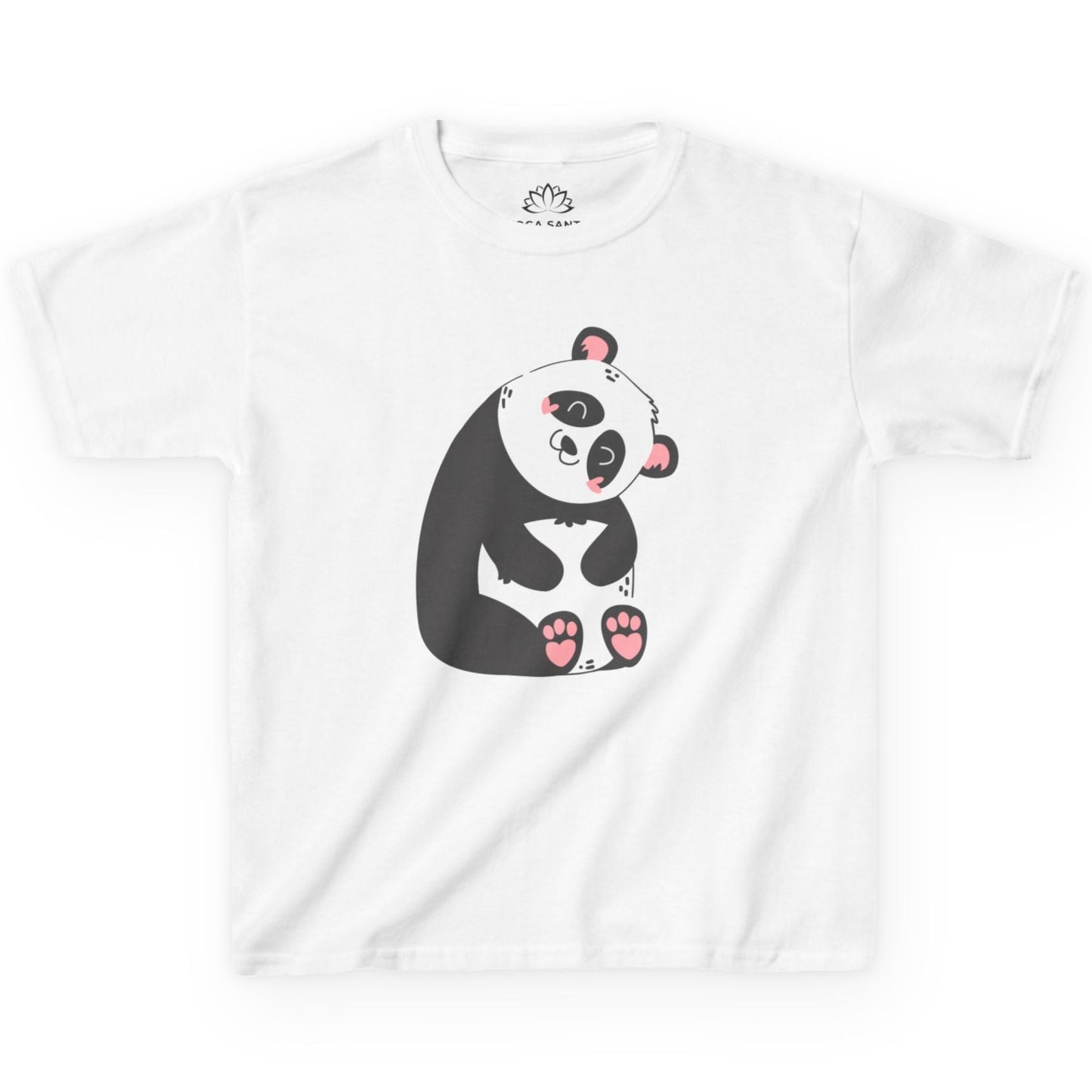 PANDA NIEDLICH SÜß COMIC ZEICHNUNG • Oversize Kinder T-Shirt Mädchen Jungen • BIO Baumwolle 🌿