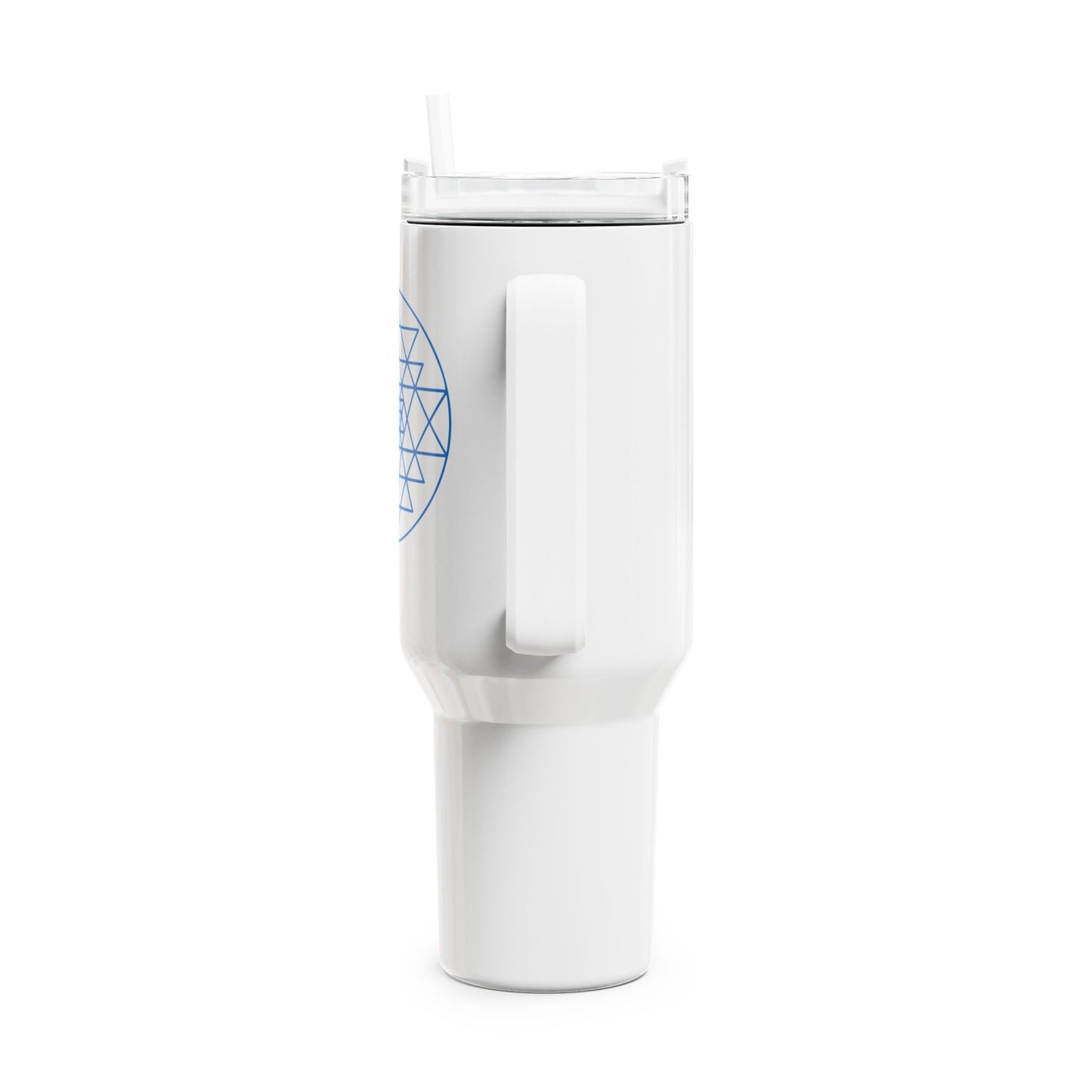 Sri Yantra Symbol BLAU - Hinduismus Tantra - Spirituelle Erleuchtung, Harmonie Tumbler • XXL Reisebecher 1,2L